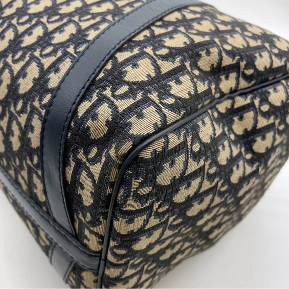 DIOR 40 Trotter Boston Duffle 15.7x9.4 Large Bag W/T Authentic Cert Unis… - Picture 13 of 17